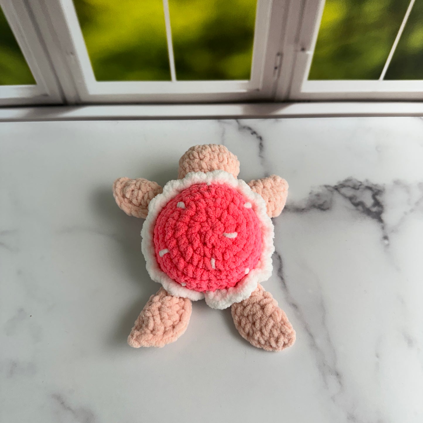 strawberry chiffon cake turtle