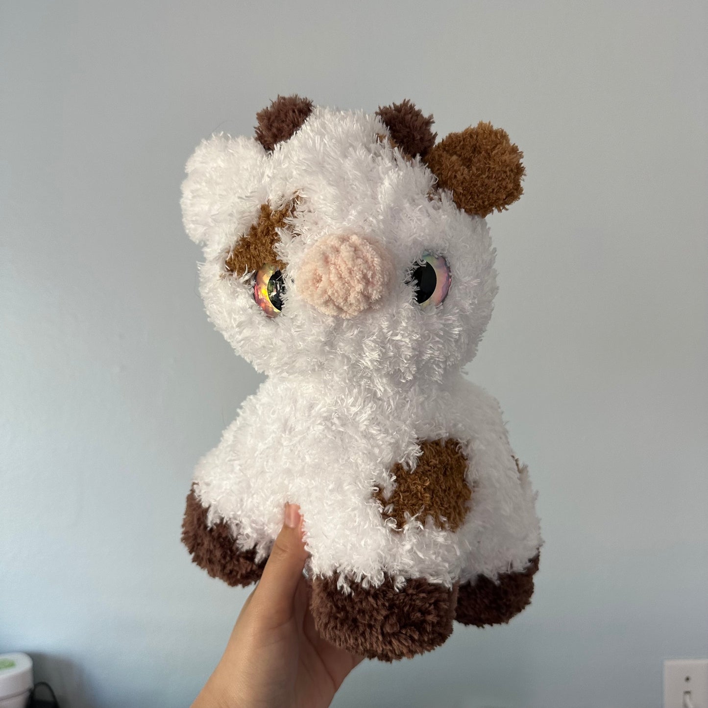 fluffy cow
