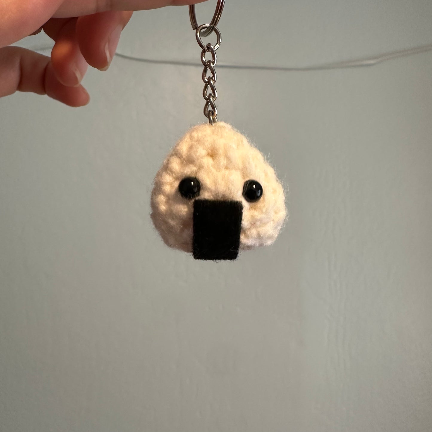 onigiri rice ball keychain