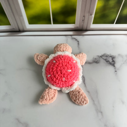 strawberry chiffon cake turtle