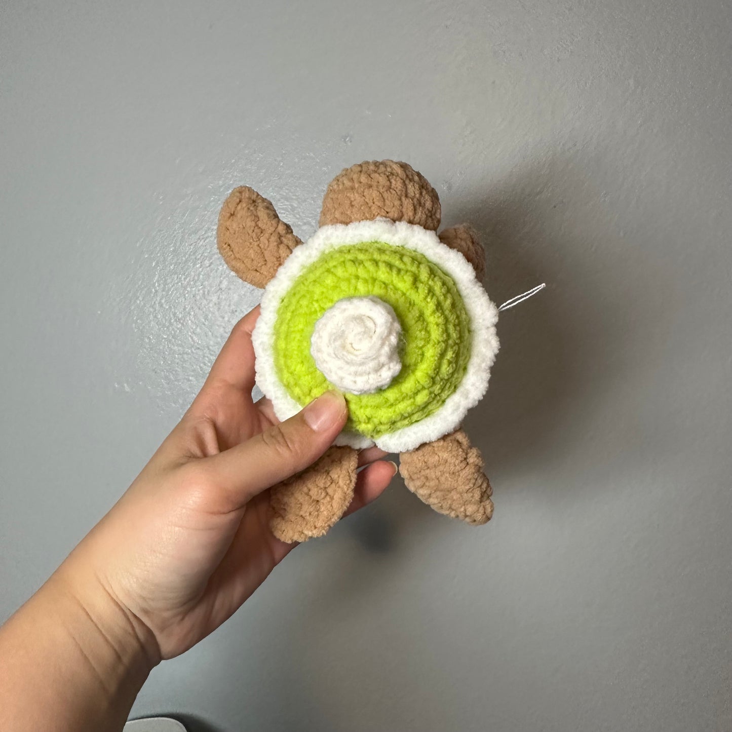 crochet key lime pie turtle
