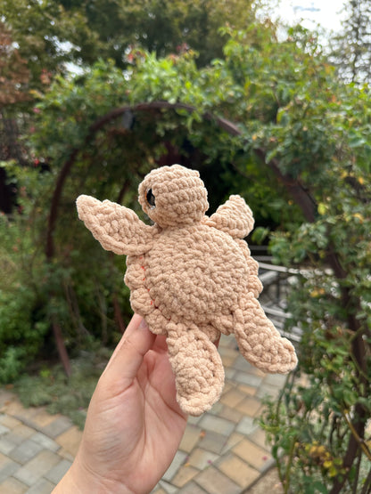crochet pumpkin pie turtle