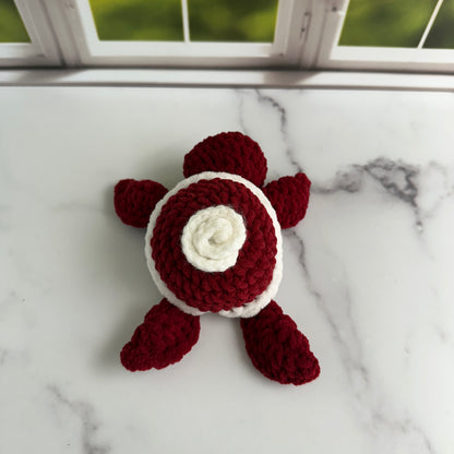 crochet red velvet cake turtle