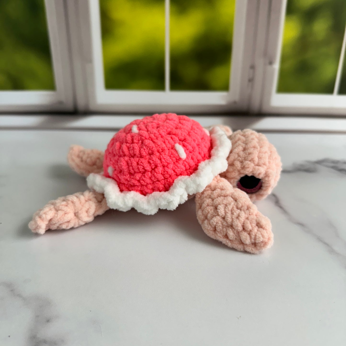 strawberry chiffon cake turtle