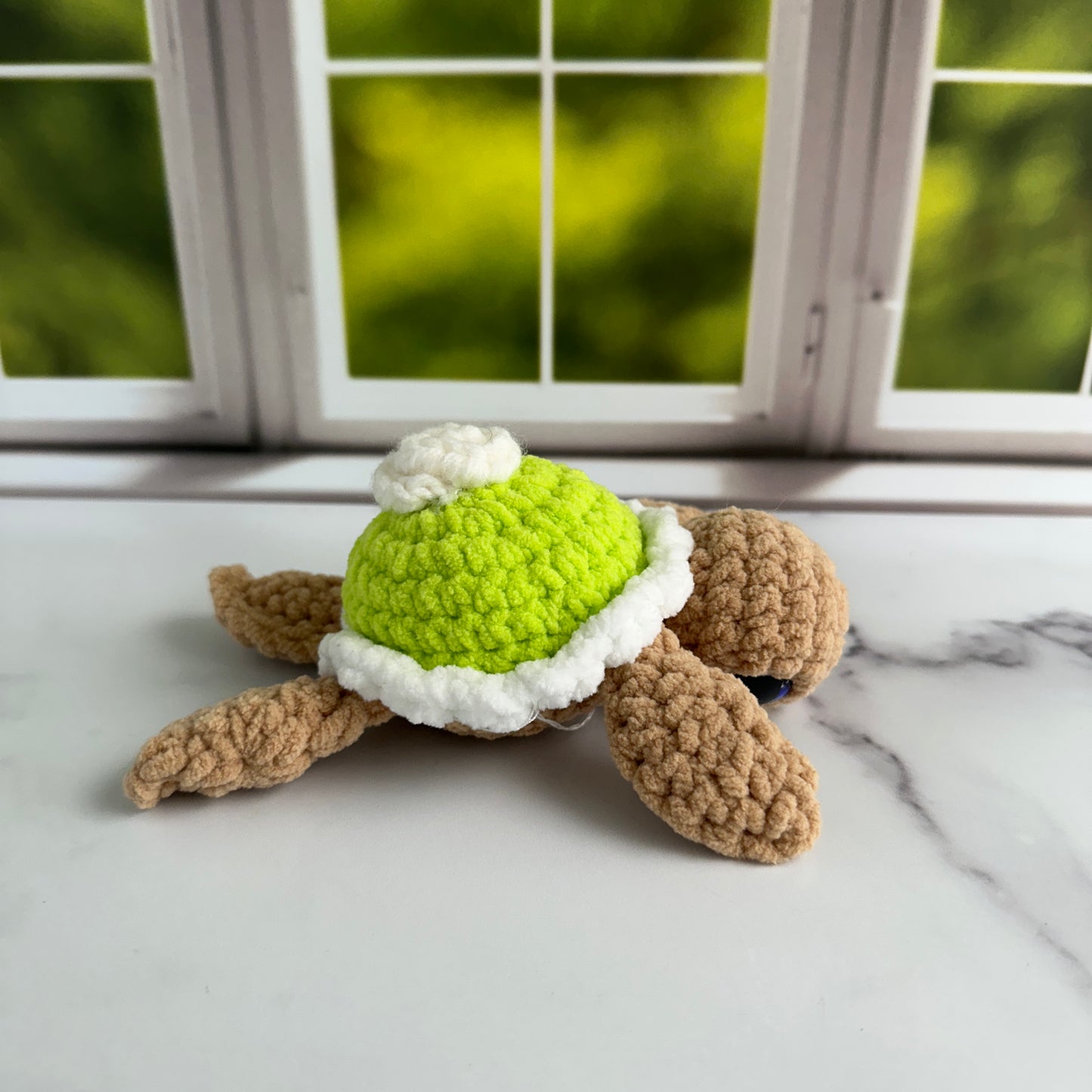 crochet key lime pie turtle