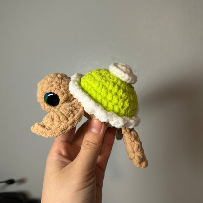 crochet key lime pie turtle