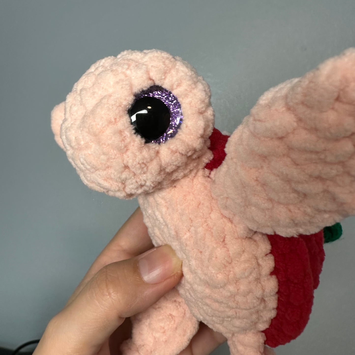 crochet strawberry turtle