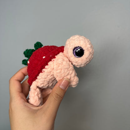 crochet strawberry turtle