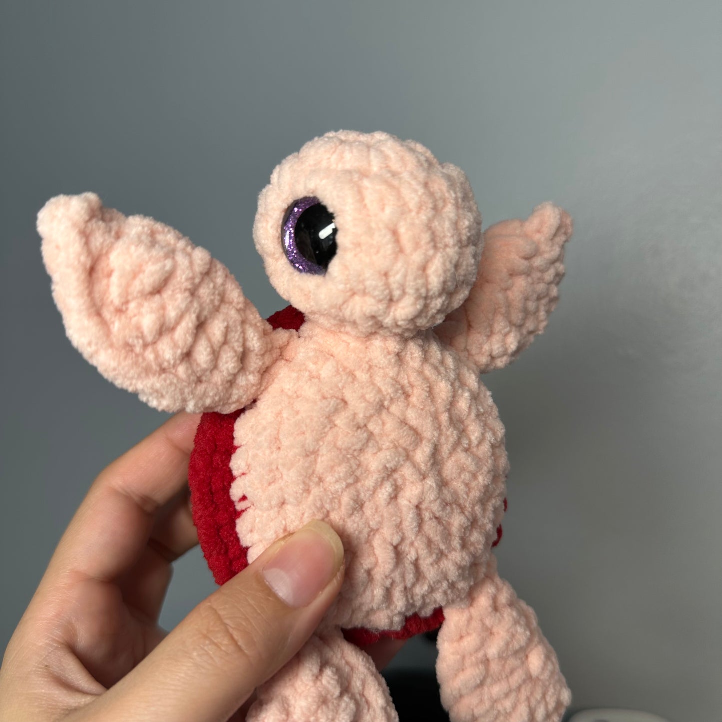 crochet strawberry turtle