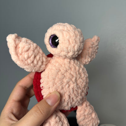 crochet strawberry turtle