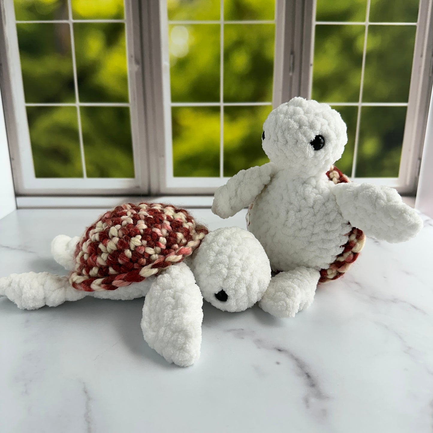 crochet peppermint turtle