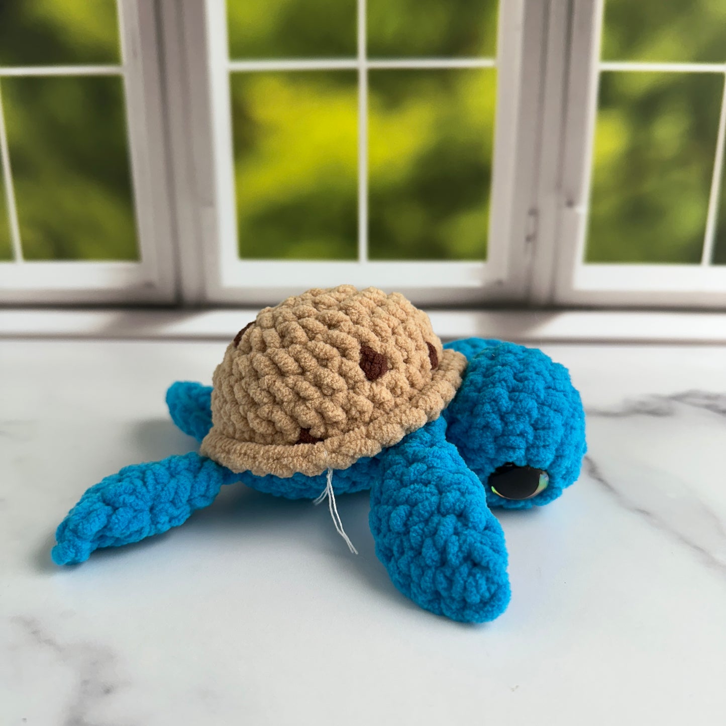 crochet cookie monster turtle