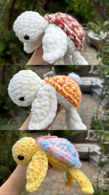 crochet dessert turtle - limited edition
