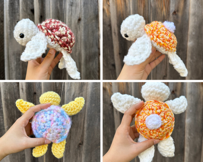crochet dessert turtle - limited edition