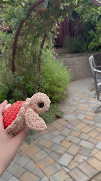 crochet pumpkin pie turtle